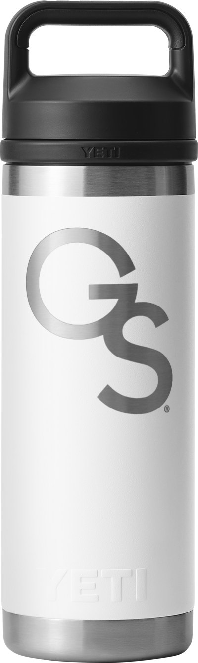 YETI® 18oz RAMBLER Stainless Water Bottle w/Chug Lid - White