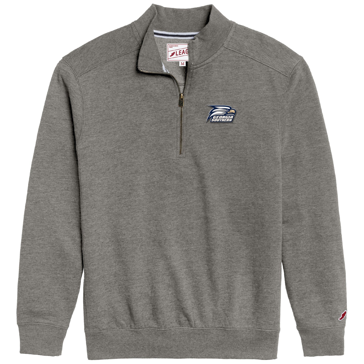 LEAGUE Heritage 1/4 Zip - Fall Heather - Athletic Eagle Logo