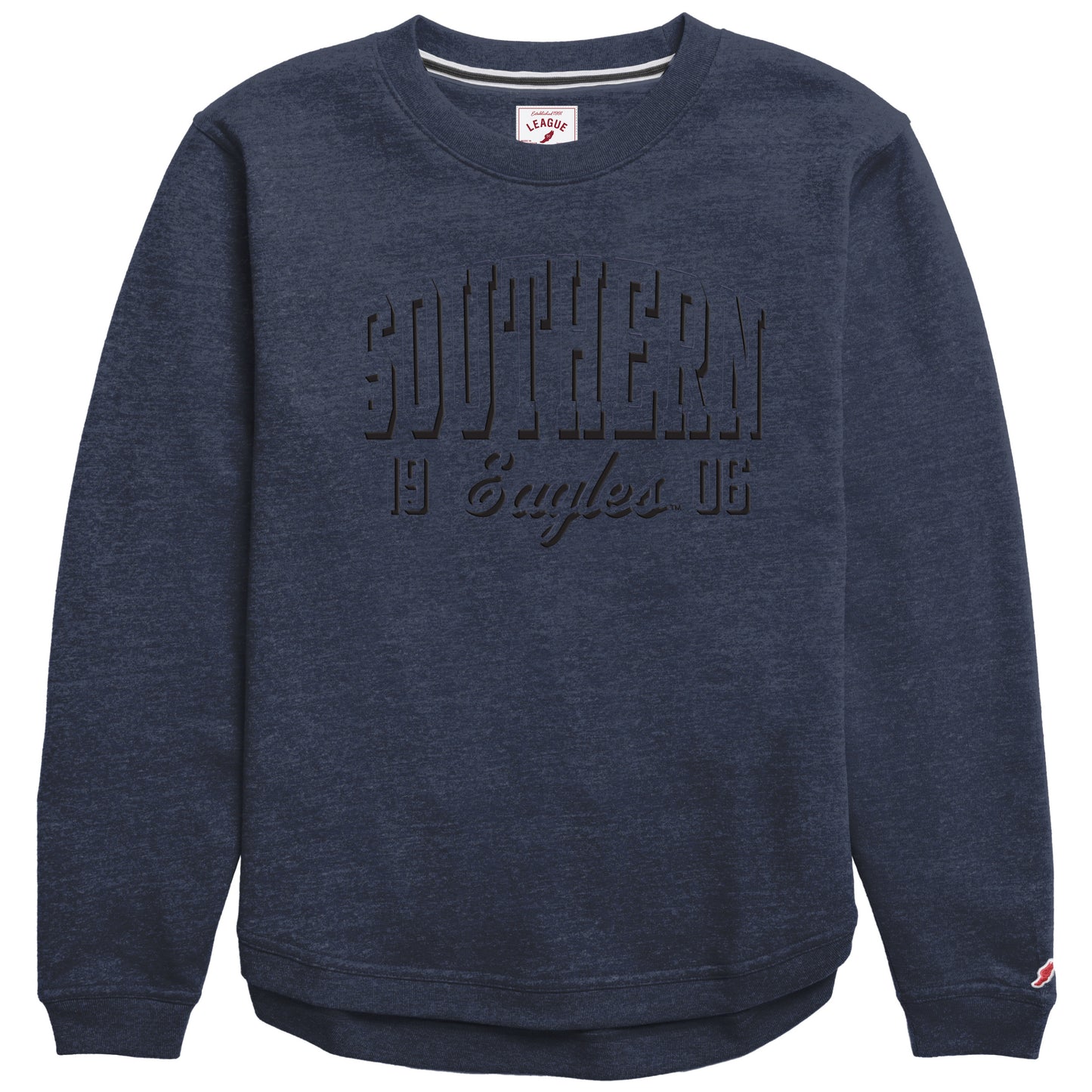 LEAGUE - Womens Victory Crew - Heather Navy