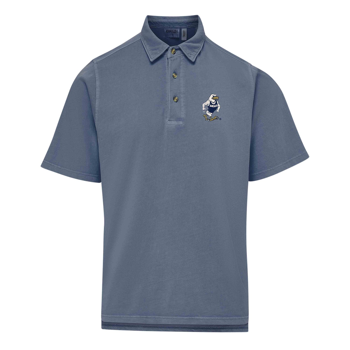 Coastal Color Cotton Polo - Moonlight