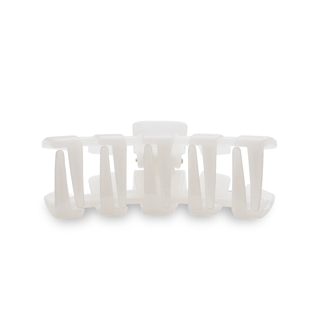TELETIES - Medium Classic Hair Clip - Coconut