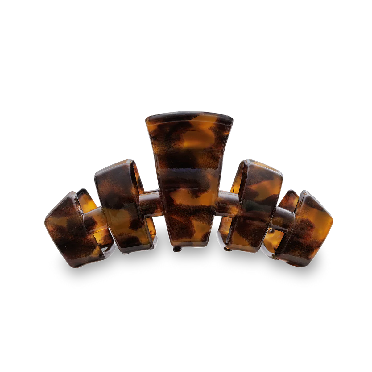 TELETIES - Medium Classic Hair Clip - Tortoise Shell