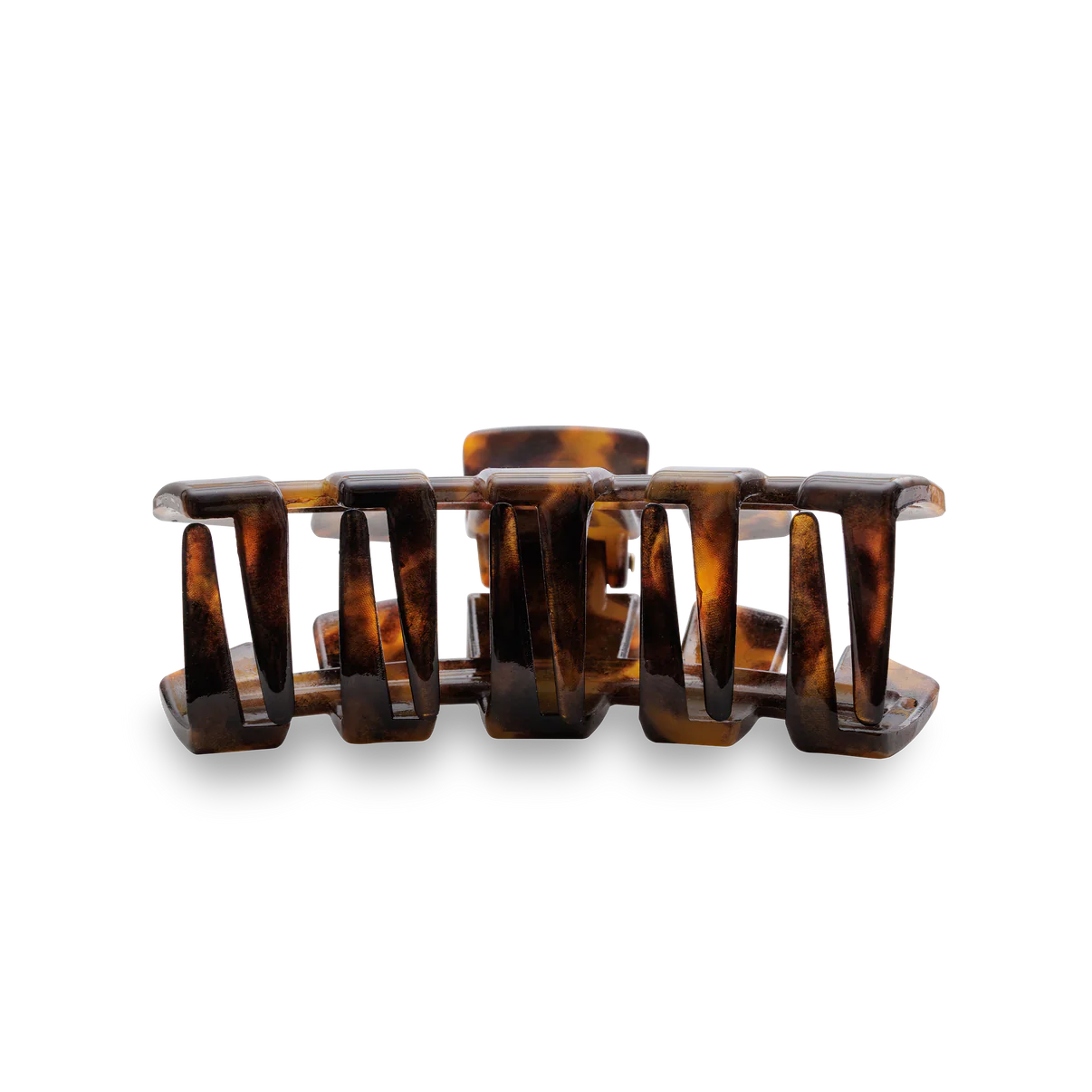 TELETIES - Medium Classic Hair Clip - Tortoise Shell