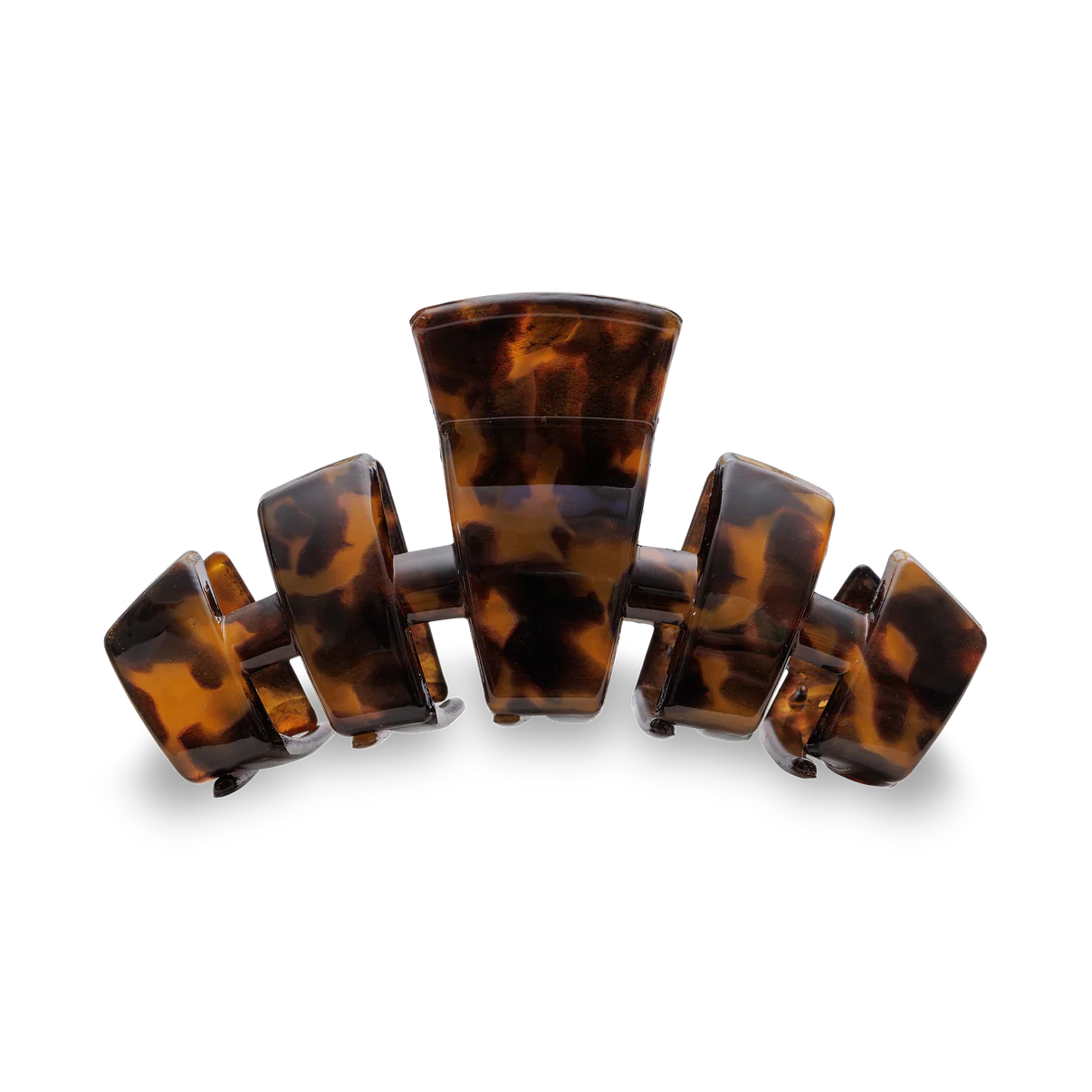 TELETIES - Large Classic Hair Clip - Tortoise Shell