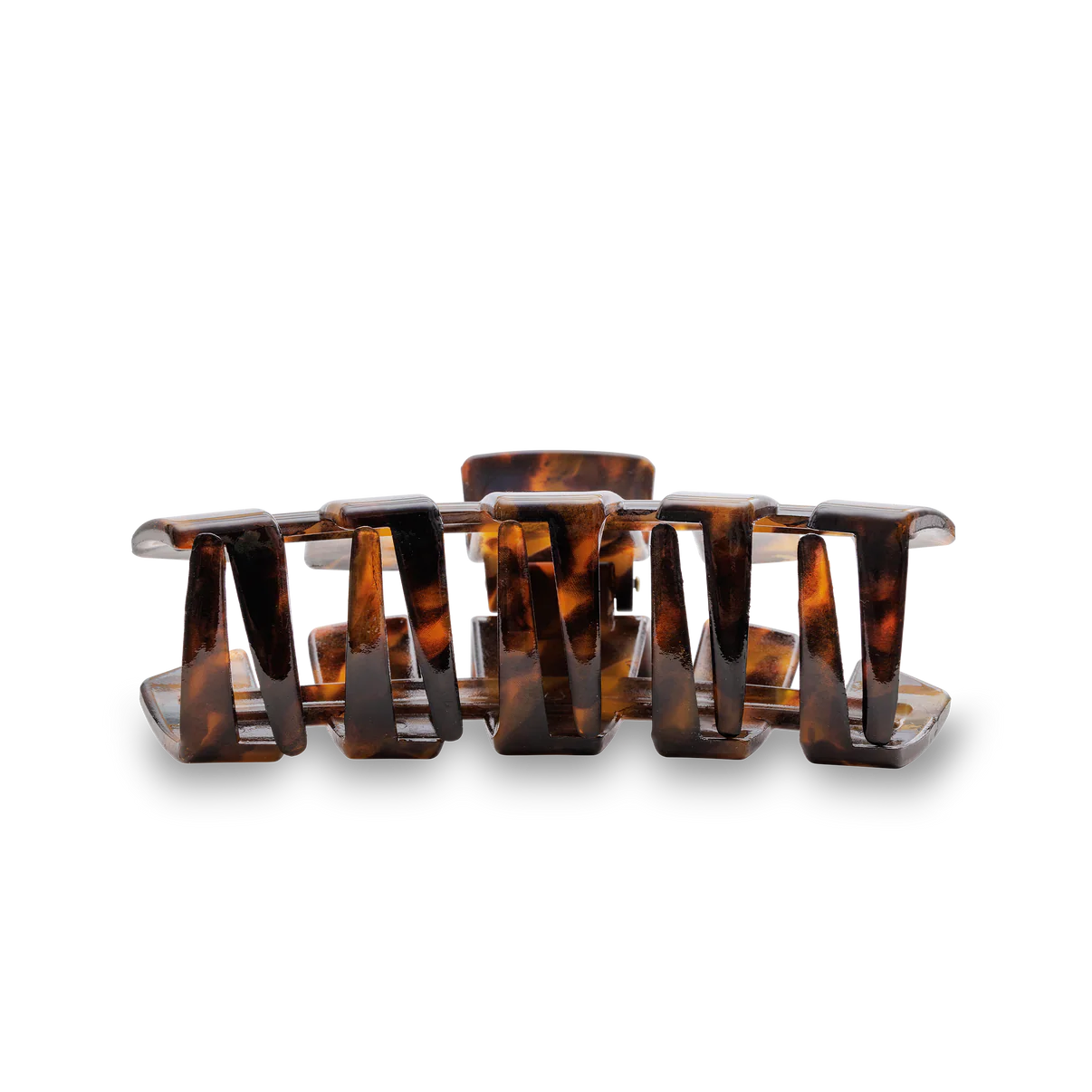 TELETIES - Large Classic Hair Clip - Tortoise Shell