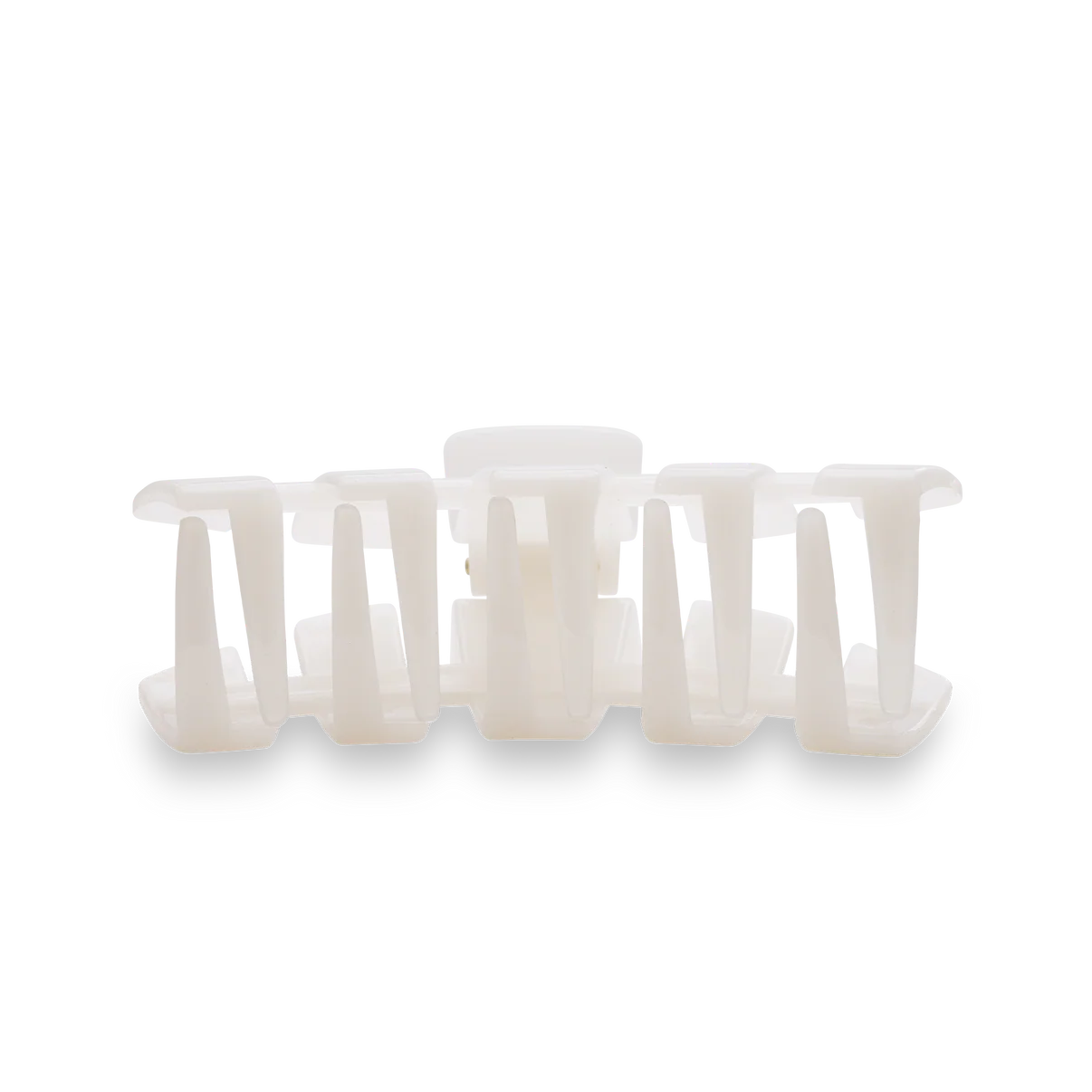 TELETIES - Large Classic Hair Clip - Coconut