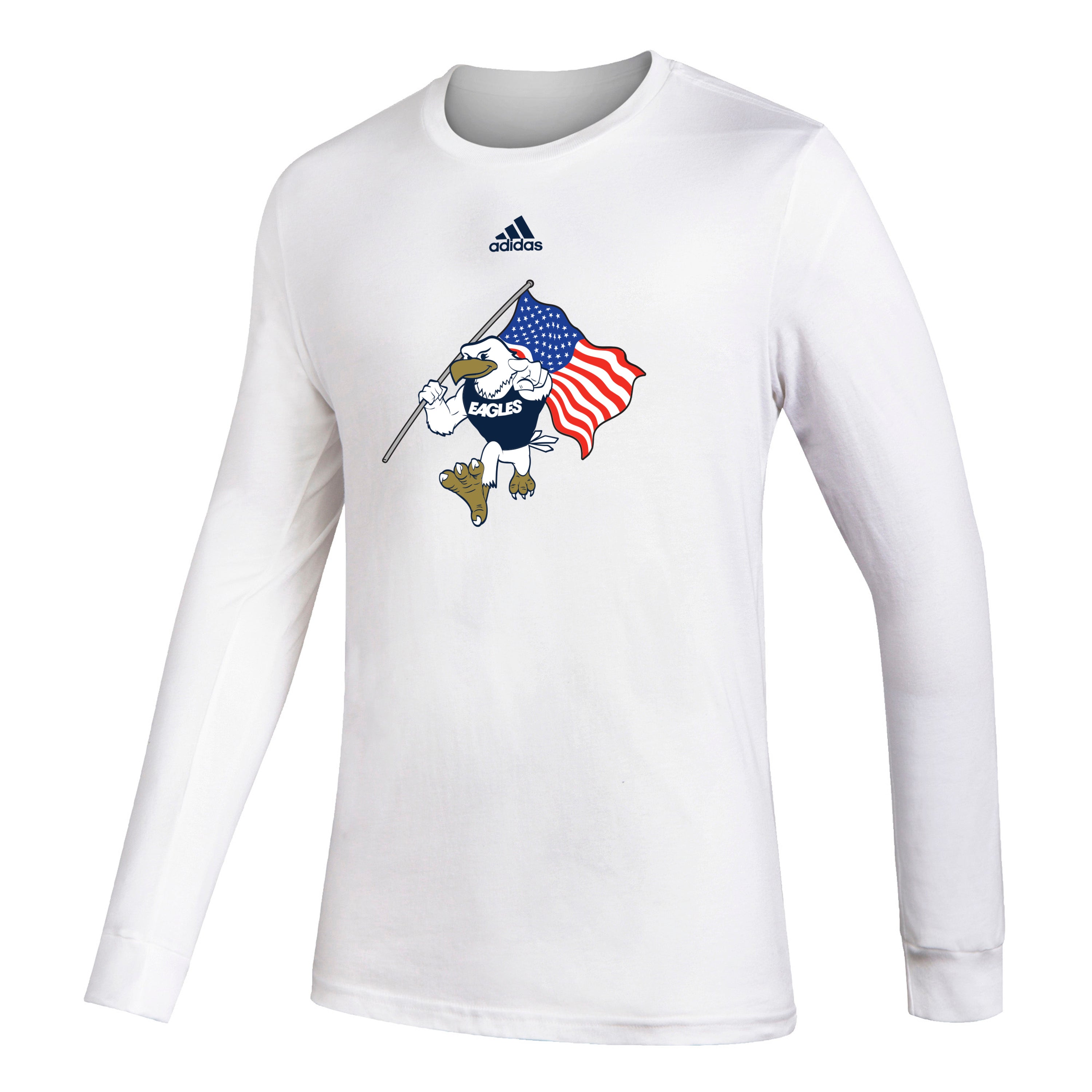 【L】old adidas長袖シャツ　トレフォイルロゴ　トリコロール　マリノス AMT0003-Amplifier-LS-Tee-Mens-