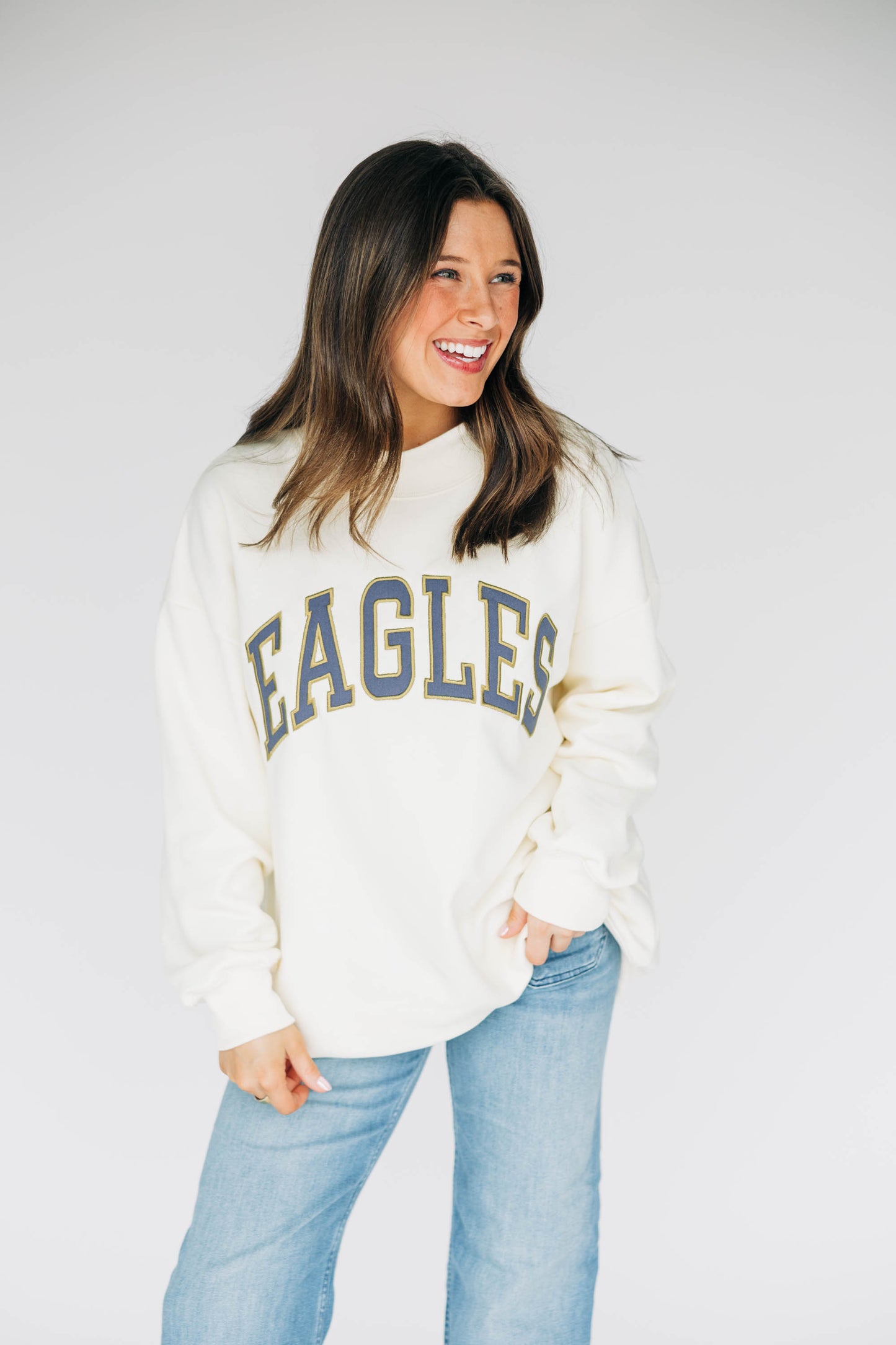 SCARLET & GOLD - Madi Mock Neck