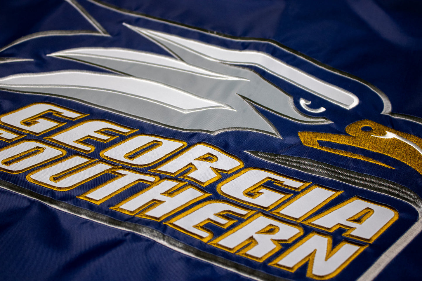 House Banner Flag - Athletic Eagle Applique - 2 Sided