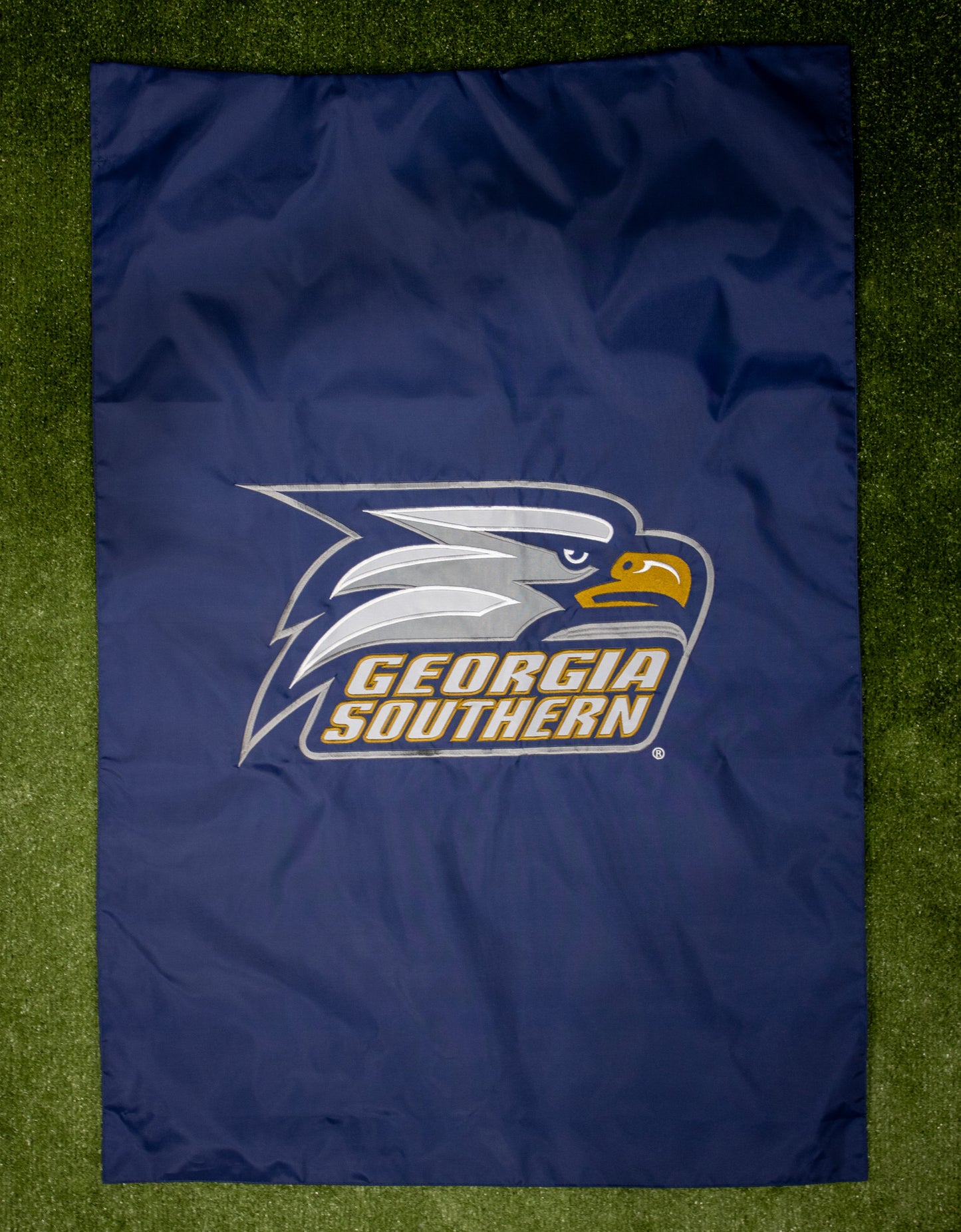 House Banner Flag - Athletic Eagle Applique - 2 Sided