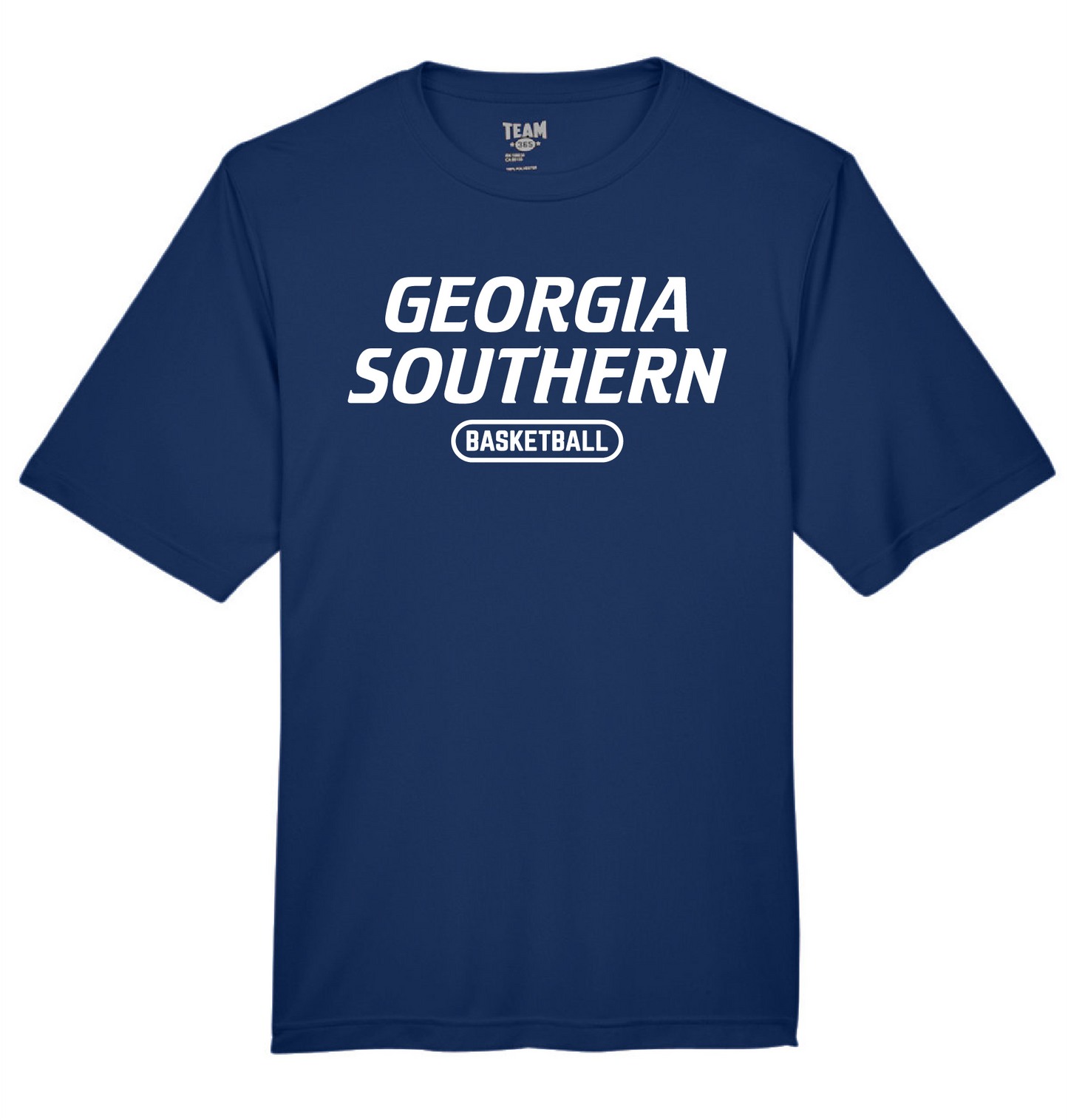 YOUTH Bi-Line Basketball Performance Tee - NAVY