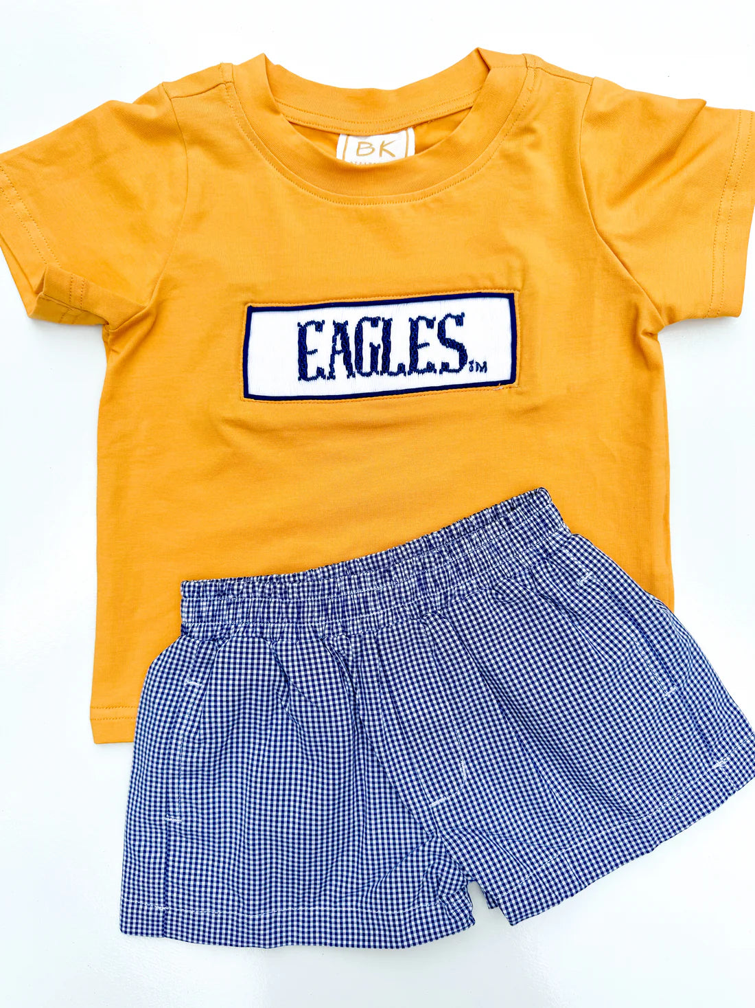 Because Kids - Boys Gingham Short Set
