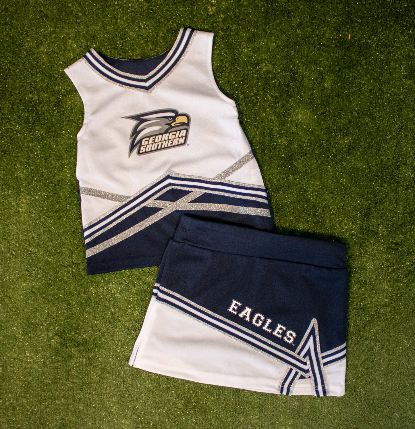 GIRLS NAVY BLUE Lollipop Cheer Set by Colosseum