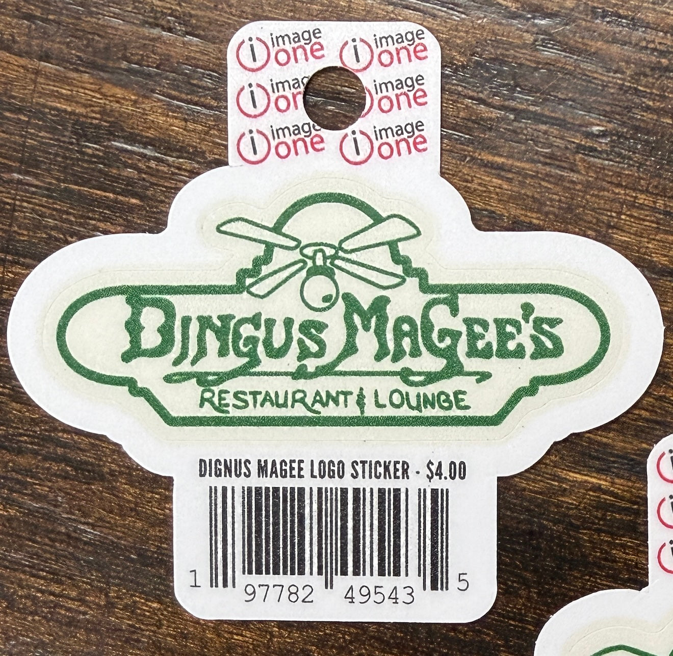 Dingus MaGees Decal Matte-Coated Sticker (MINI)