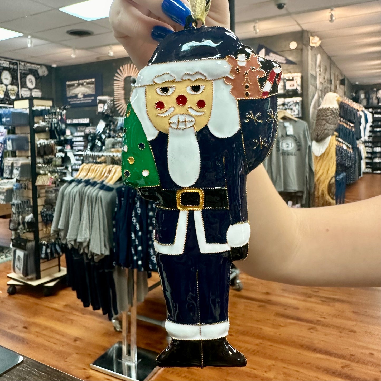 Kitty Keller Cloisonne SANTA NUTCRACKER Ornament (2024 Edition)