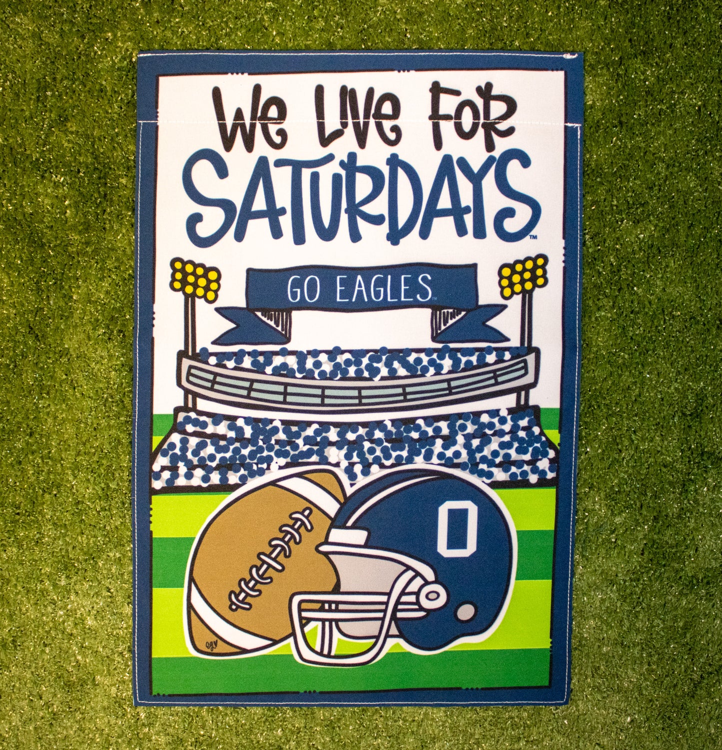 Garden Flag - LIVE FOR SATURDAYS