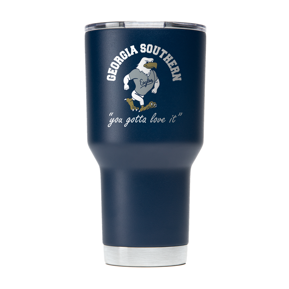 Retro "You Gotta Love It" Strutter Stainless Steel 30oz NAVY Flag Tumbler