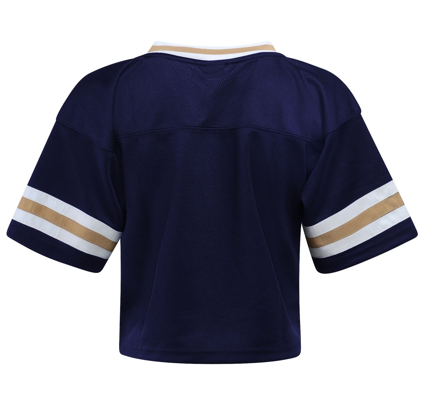HYPE AND VICE - Women's CROPPED FOOTBALL JERSEY - NAVY