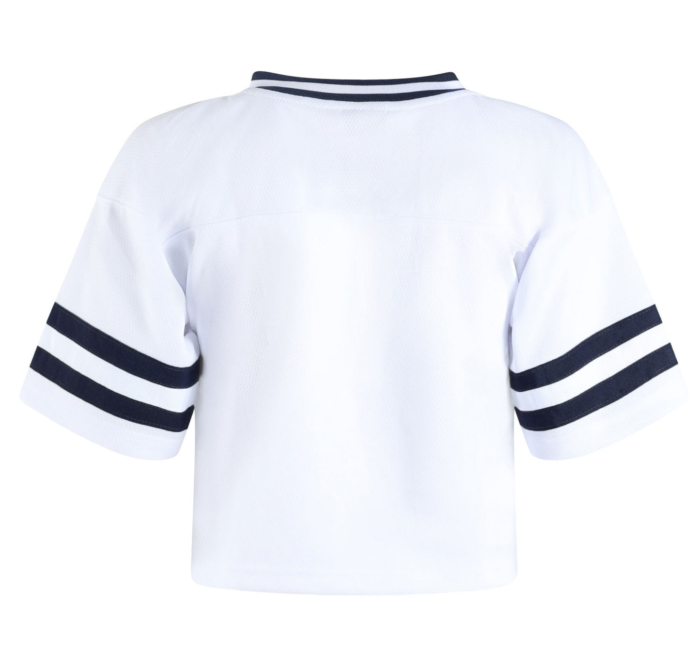 HYPE AND VICE - Women's CROPPED FOOTBALL JERSEY - WHITE