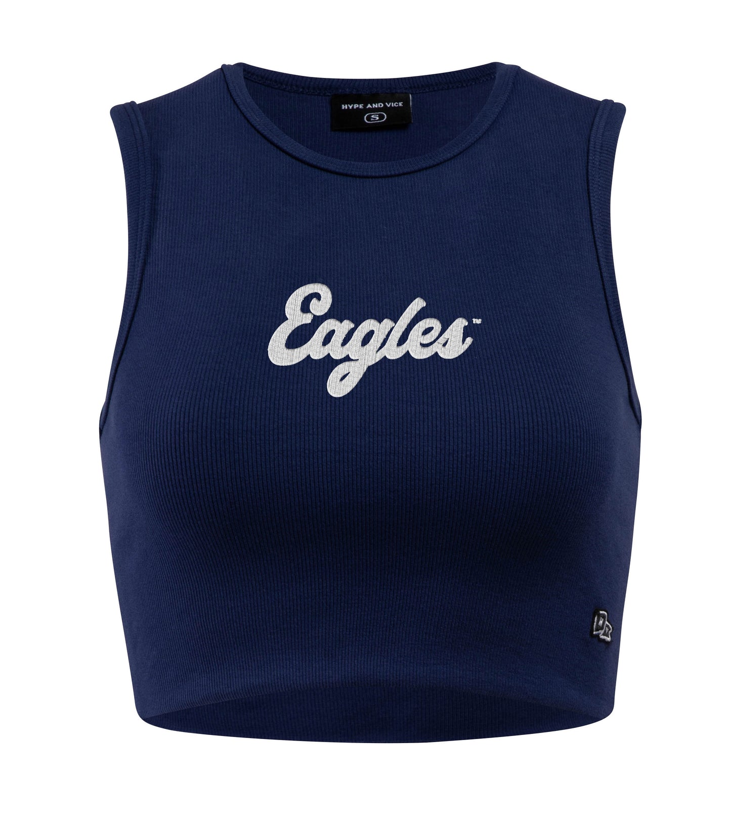 HYPE AND VICE - Women's Cutoff Tank - NAVY