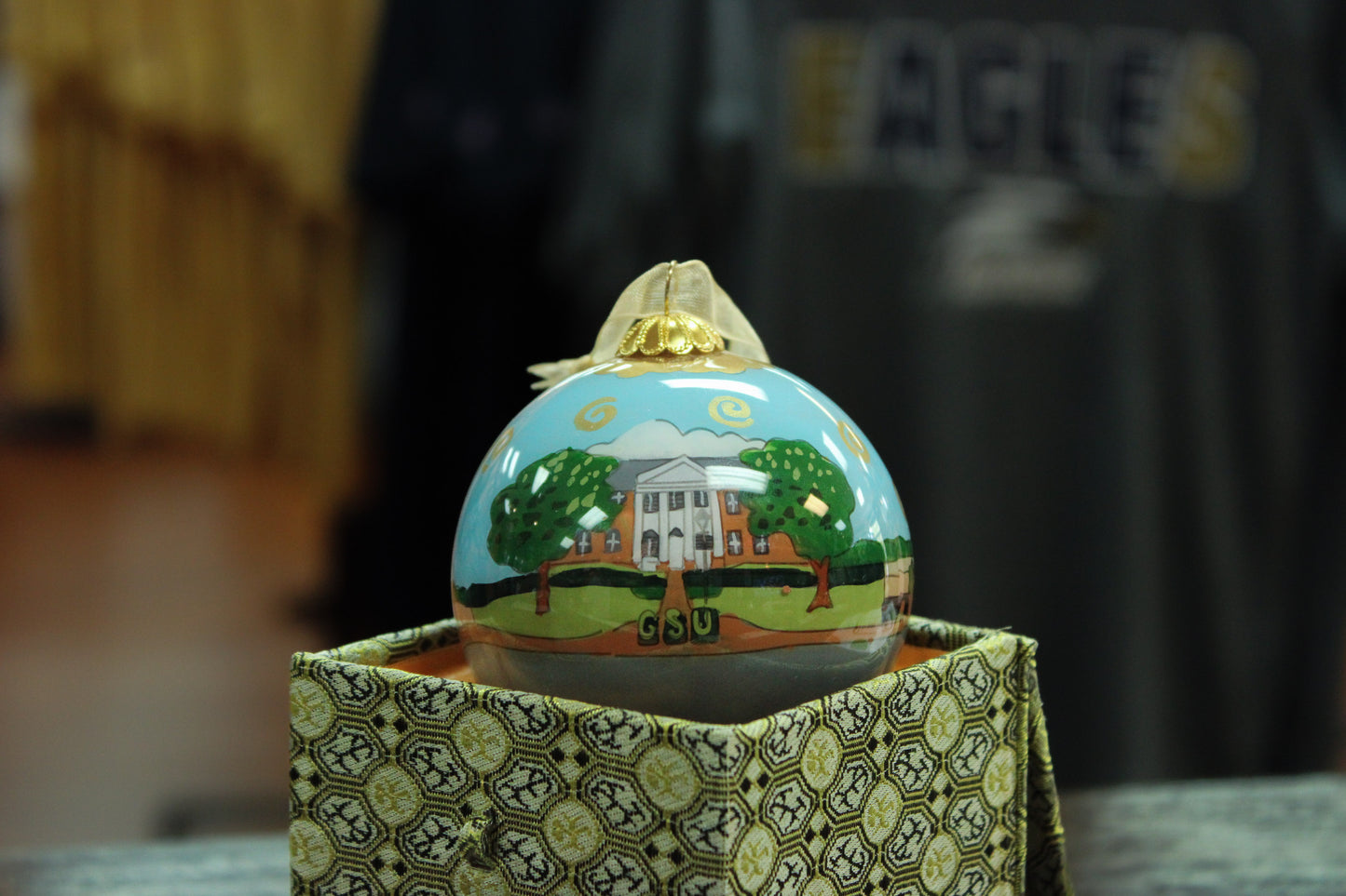 Kitty Keller Glass Statesboro, GA Ornament (2023 Edition)