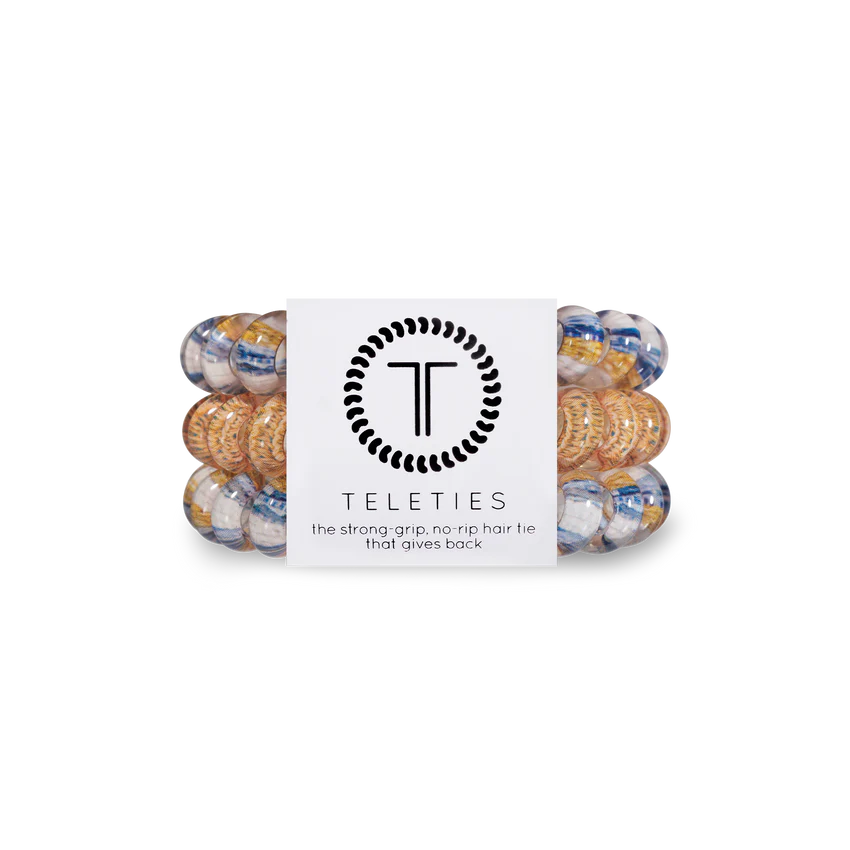 TELETIES - Large Hair Ties (3 pack) - Knotted up