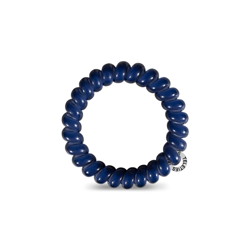 TELETIES - Large Hair Ties (3 pack) - Nantucket Blue