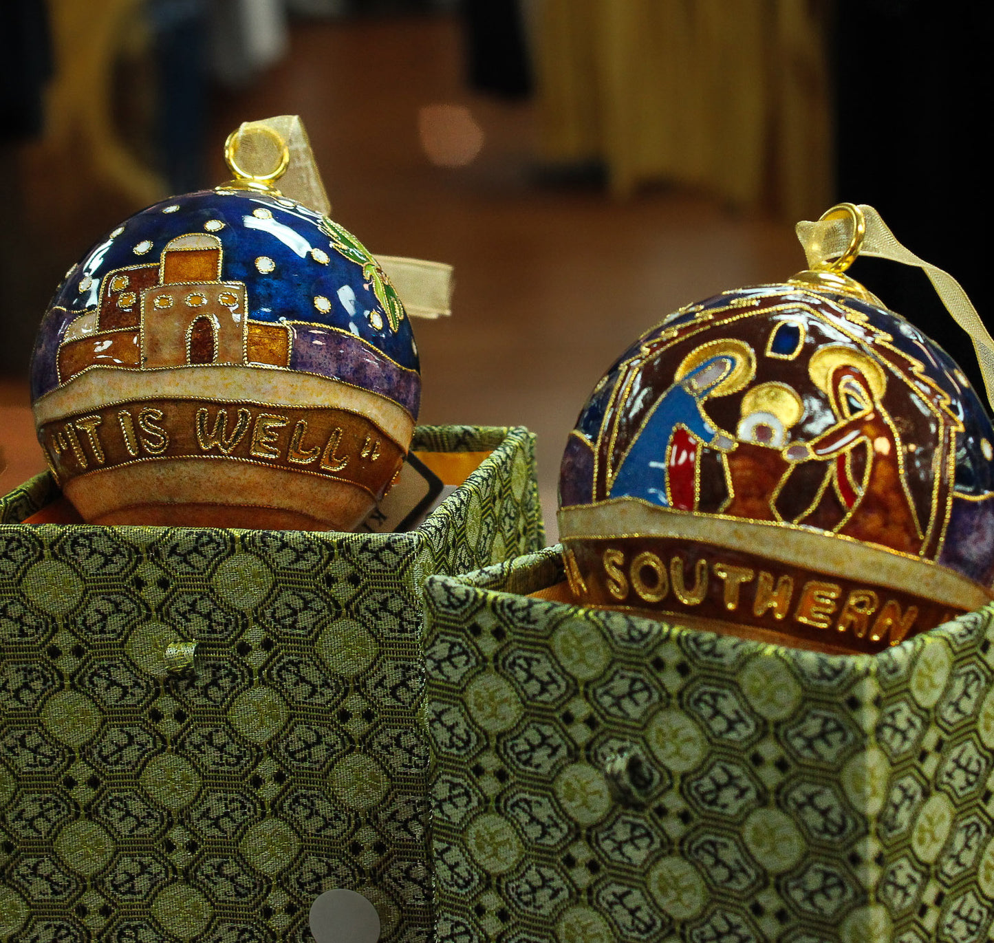 Kitty Keller Cloisonne Nativity Ornament (2023 Edition)