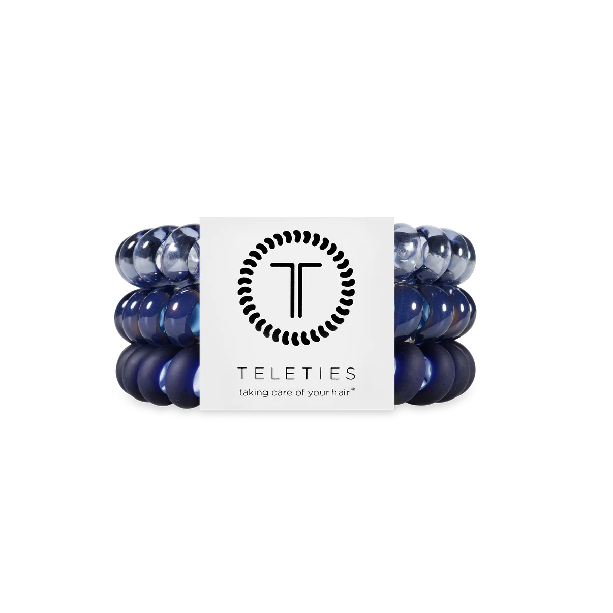 TELETIES - Small Hair Ties (3 pack) - Nightfall Navy