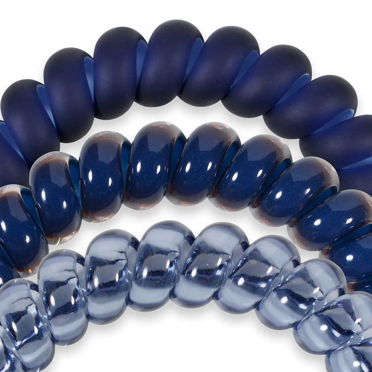 TELETIES - Large Hair Ties (3 pack) - Nightfall Navy