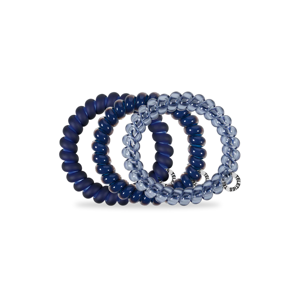 TELETIES - Large Hair Ties (3 pack) - Nightfall Navy