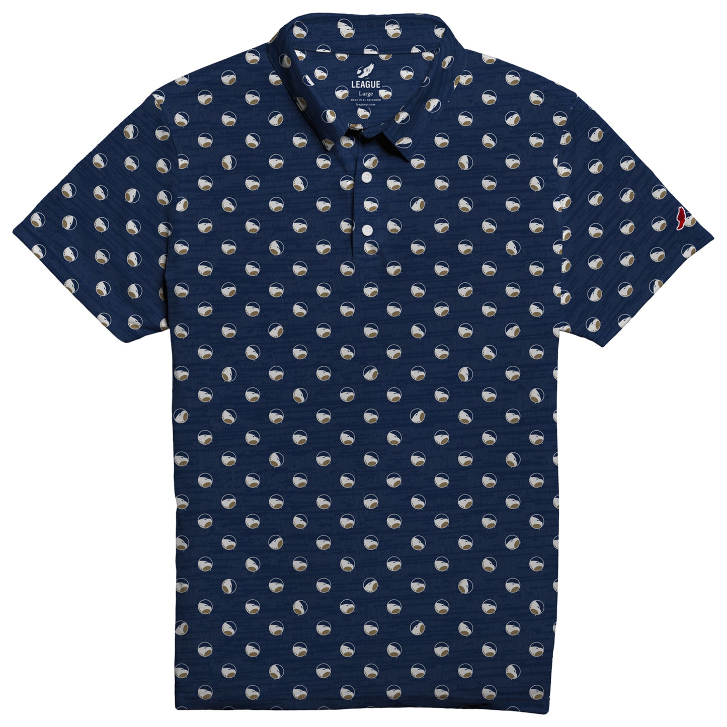 LEAGUE Saturdays Polo - Repeat Academic Eagle Head