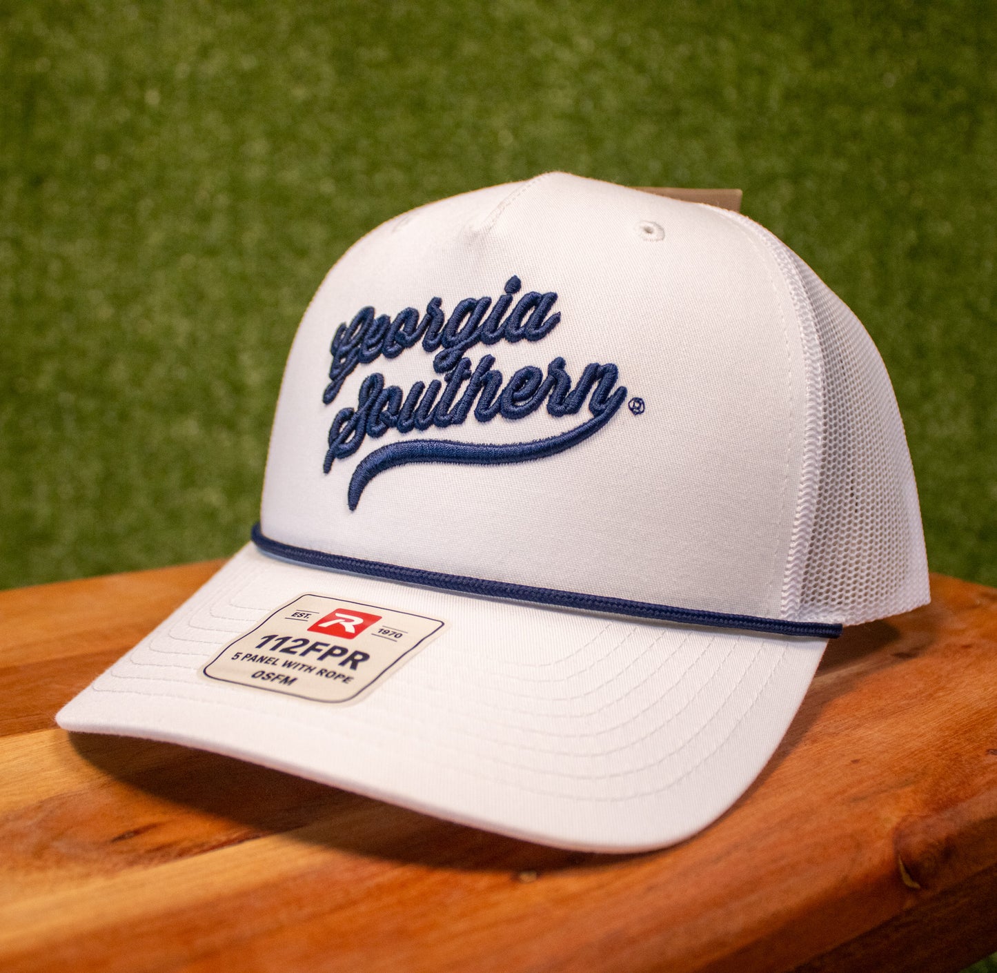 Richardson 112 - Rope Trucker Georgia Southern Script - White