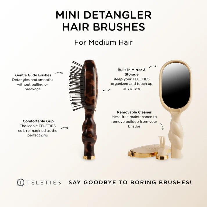TELETIES - Mini Dentangler Brush - Tortoise