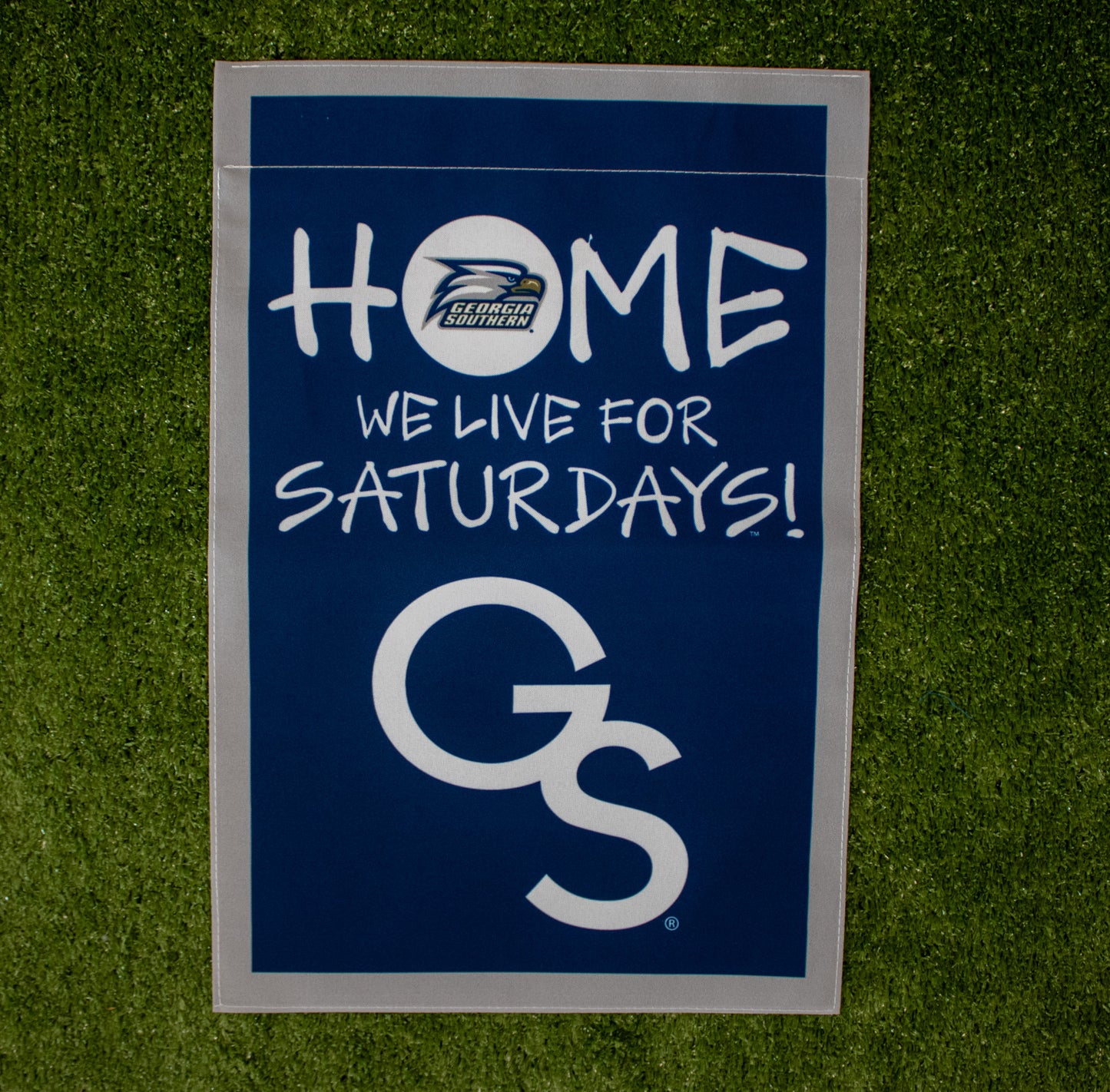 Garden Flag - We Live For Saturdays