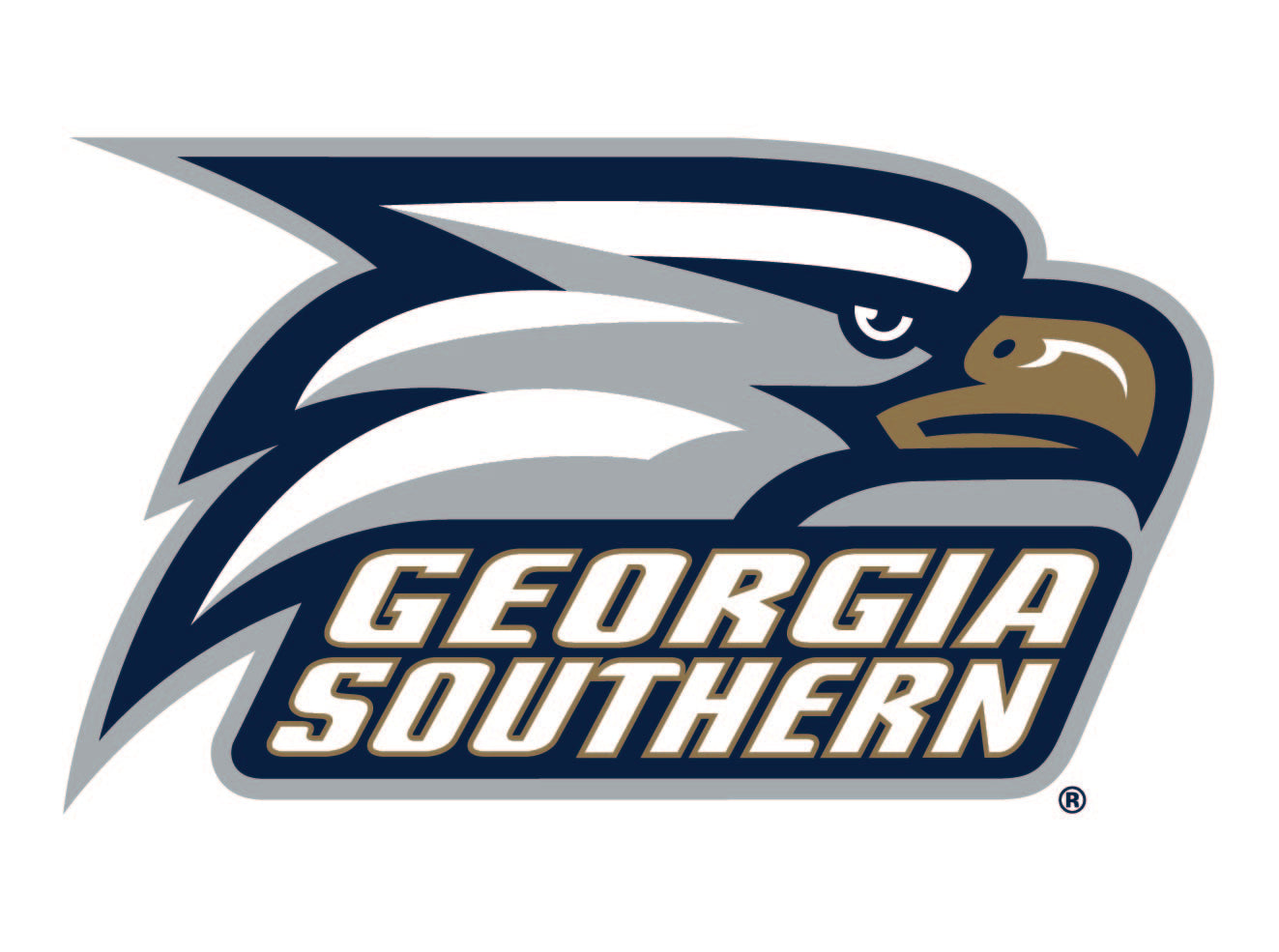 Athletic Eagle Head - 4" REFLECTIVE Decal Sticker