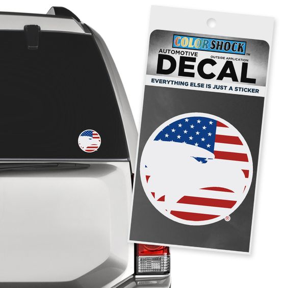 Academic Eagle Patriotic Sticker Decal