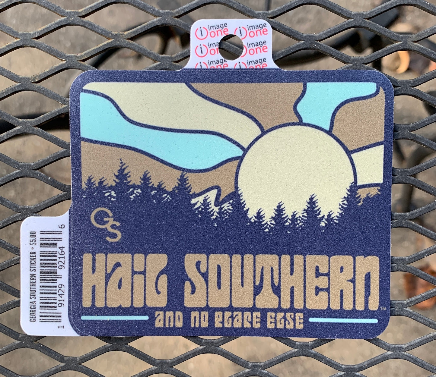 Groovy Sunset Matte-Coated Decal Sticker