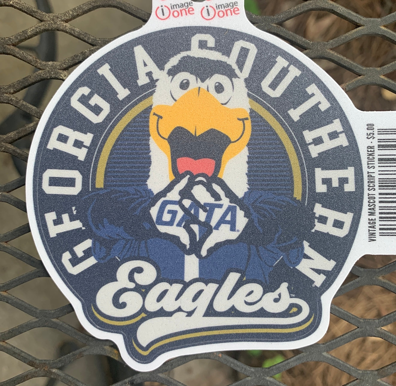 Gus The Mascot Matte-Coated Decal Sticker