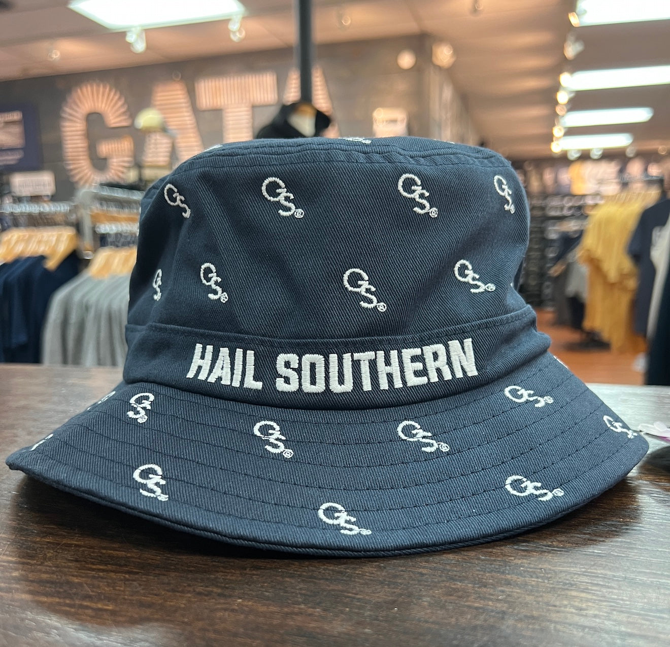 Bucket Hat - Athletic Eagle Head - Navy – Southern Exchange Company