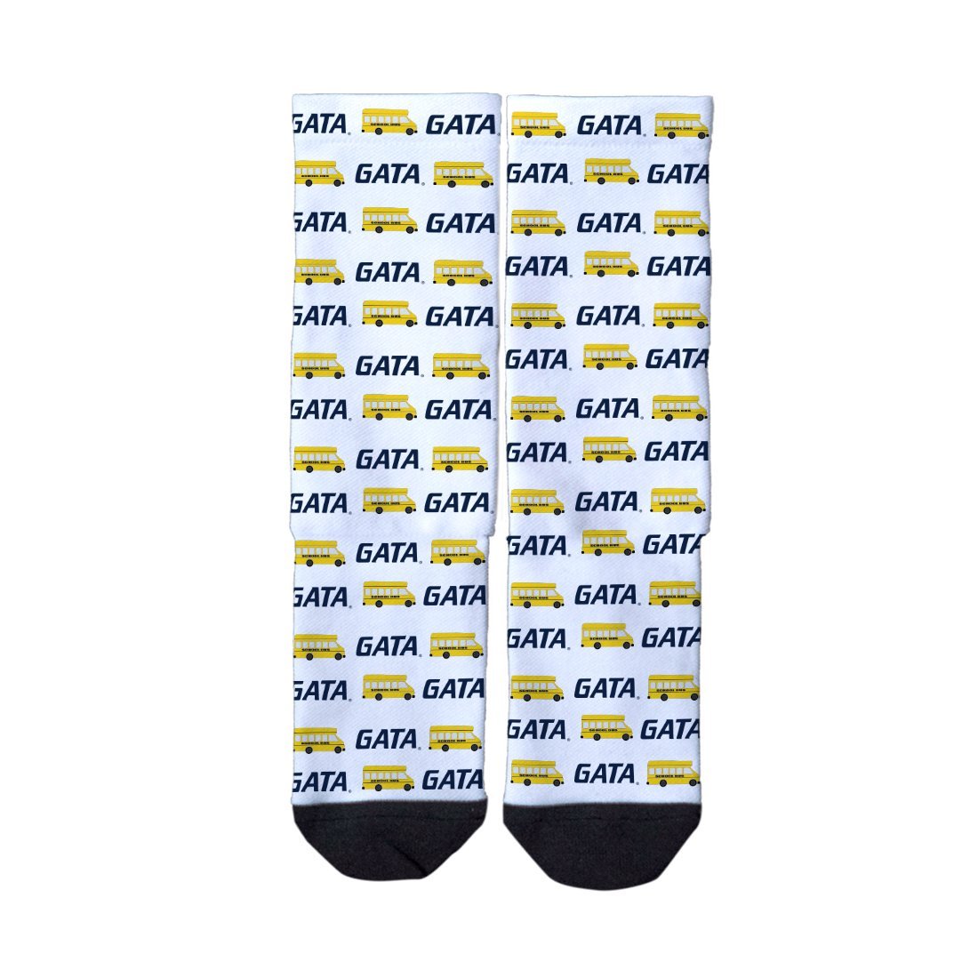 Strideline Dress Sock - GATA Yellow School Bus