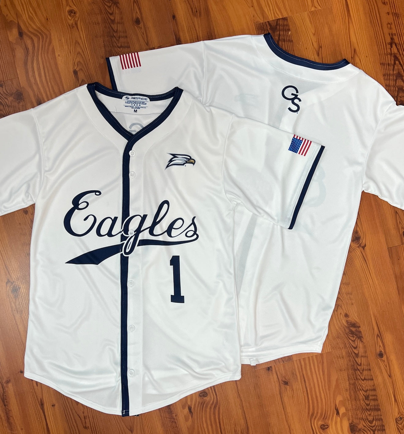 Baseball Jersey Eagles Style