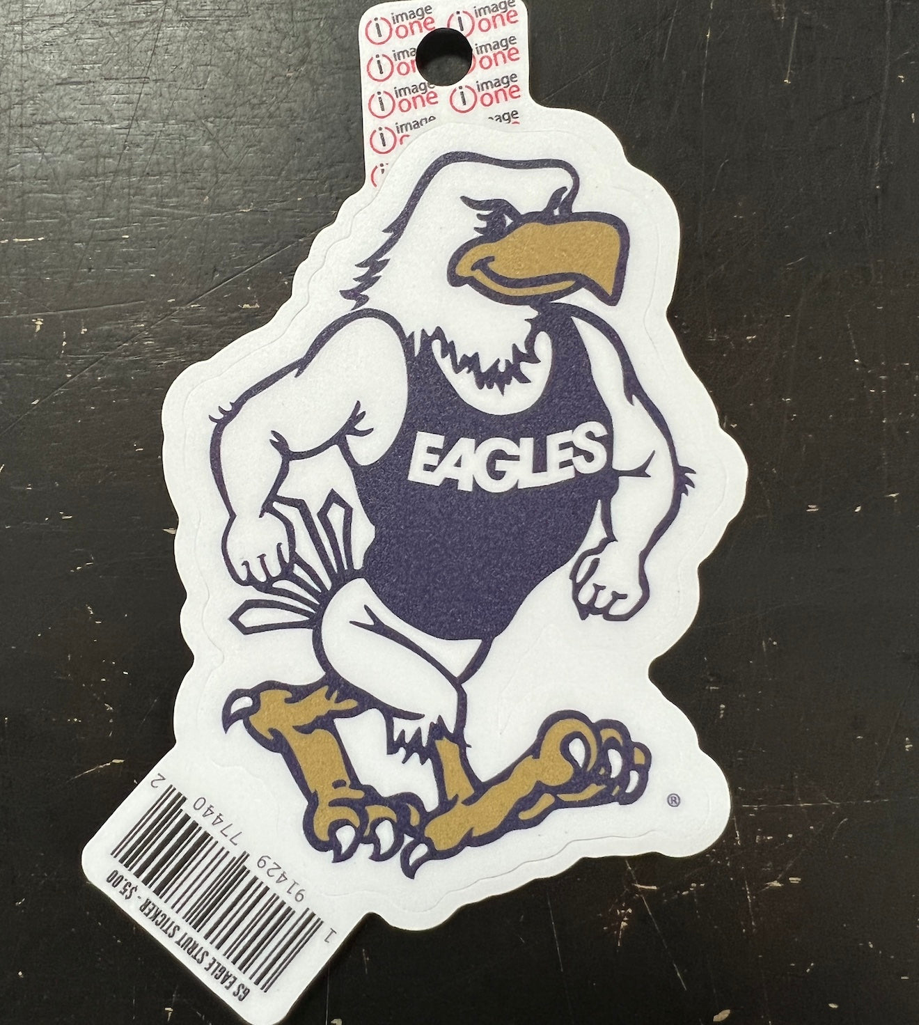 Strutting Eagle Logo Decal Matte-Coated Sticker