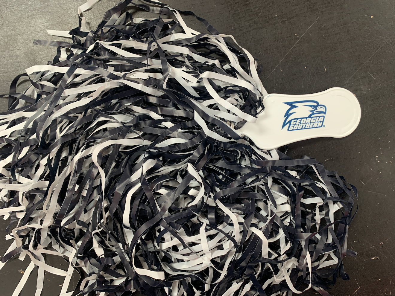 Rooter Pom Pom - Navy and White – Southern Exchange Company