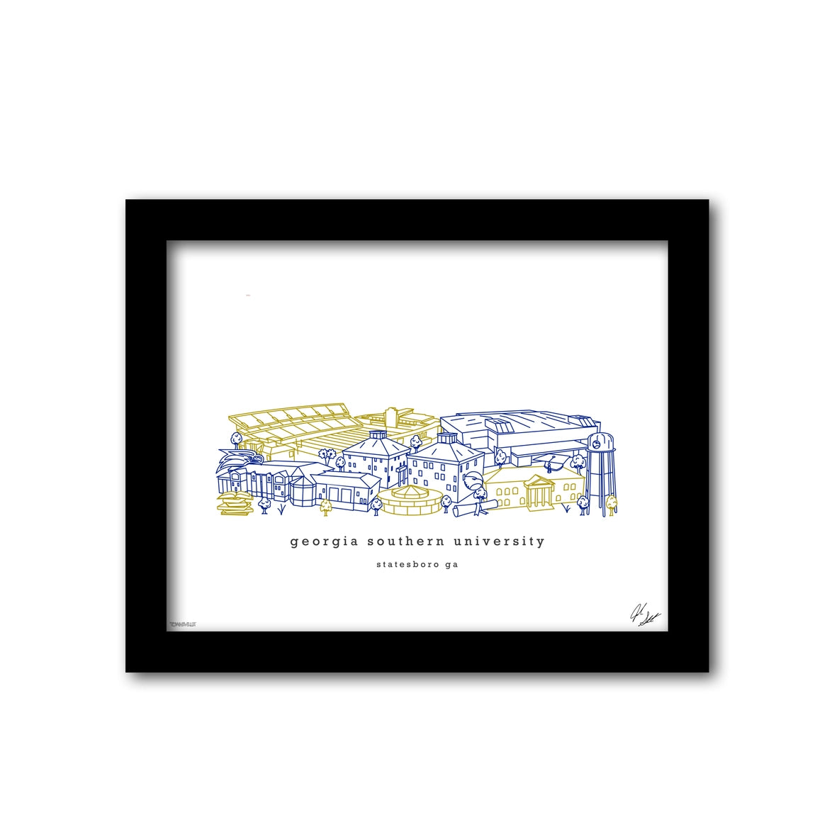 TOWNSVILLE ART - 8x10 Framed Print