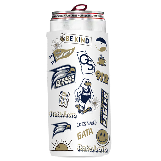 NEOPRENE SLIM CAN KOOZIE - Native Pattern