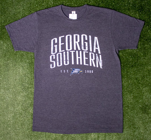 Distressed Arch Supersoft Tee - Charcoal