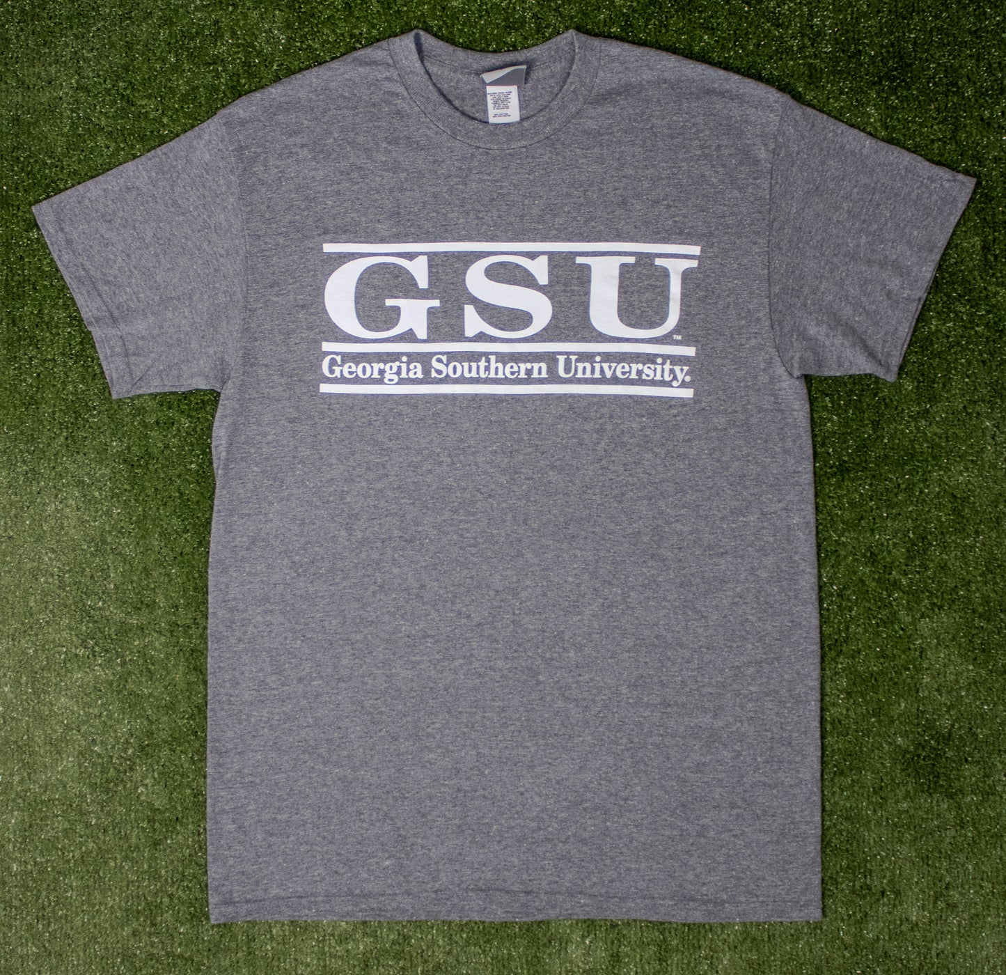 GSU Classic Bar Tee - Heather Graphite