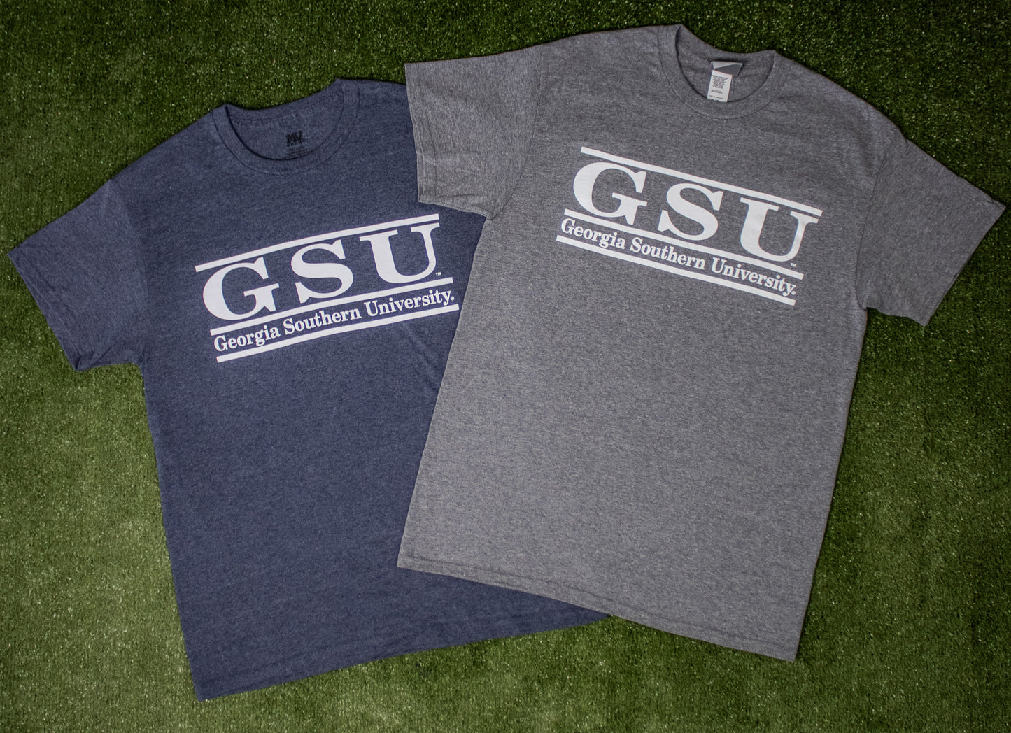 GSU Classic Bar Tee - Heather Navy