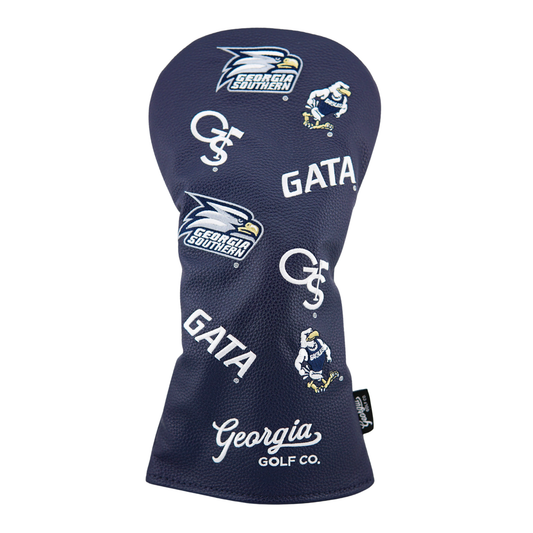 Georgia Golf Co. - Synthetic Leather Head Cover - Driver (NAVY)